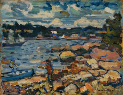 Brooksville, Maine (River & Rocks) alkotó: Maurice Prendergast