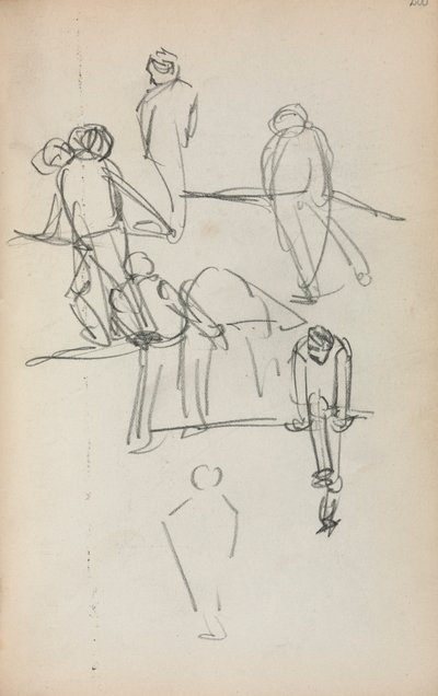 Olasz vázlatkönyv: (200. oldal) alkotó: Maurice Prendergast