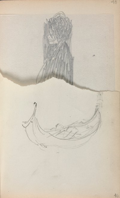 Olasz vázlatkönyv: (46. oldal) alkotó: Maurice Prendergast