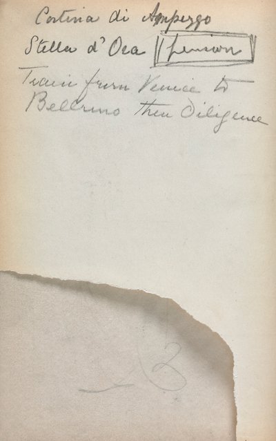 Olasz vázlatkönyv: (3. oldal) alkotó: Maurice Prendergast