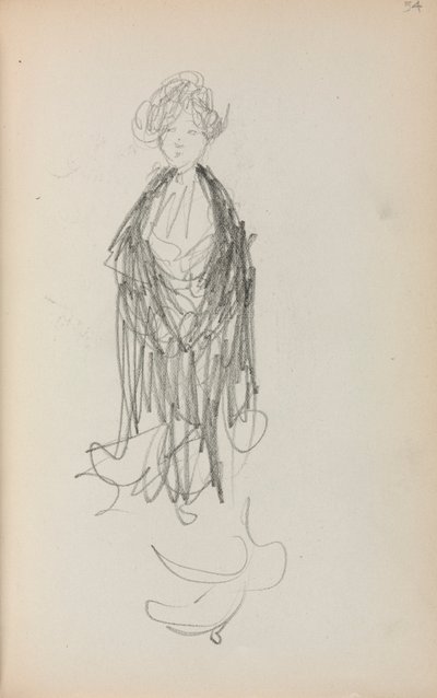 Olasz vázlatkönyv: (54. oldal) alkotó: Maurice Prendergast