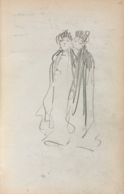 Olasz vázlatkönyv: (4. oldal) alkotó: Maurice Prendergast
