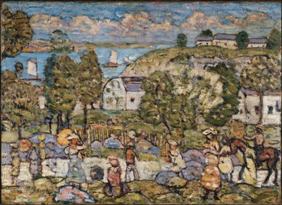 Táj Nahant közelében alkotó: Maurice Prendergast