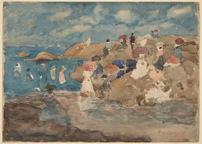 Revere Beach alkotó: Maurice Prendergast
