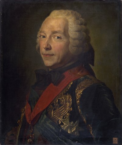 Charles Louis Auguste Fouquet, Belle-Isle hercegének portréja 1684-1761. alkotó: Maurice Quentin de La Tour