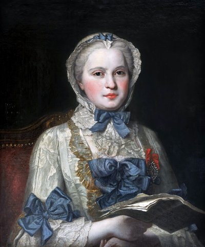 Maria Josepha szász hercegnő portréja 17311767 alkotó: Maurice Quentin de La Tour