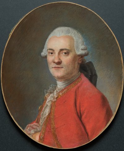 Egy férfi portréja. alkotó: Maurice Quentin de La Tour