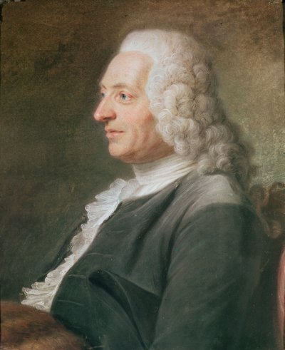 Arckép, úgy gondolják, hogy Hénault elnök (pasel papíron) alkotó: Maurice Quentin de La Tour