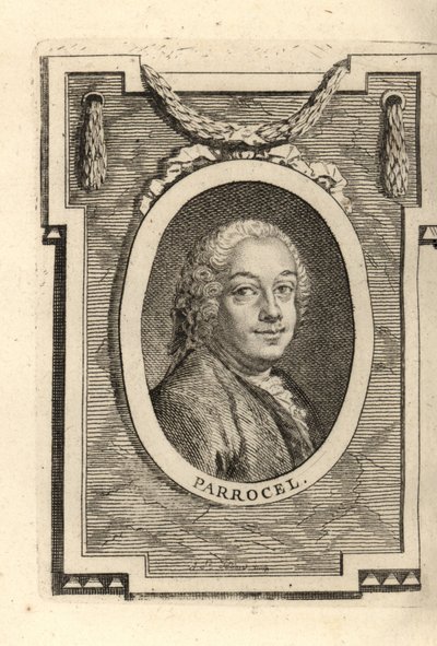 Charles Parrocel, francia festő. alkotó: Maurice Quentin de la (after) Tour
