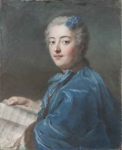 Marie Sophie de Courcillon, Picquigny hercegnője, Rohan hercegnője (1713-1756), La Tour, Maurice Quentin de (1704-1788). Pasztell papíron, c. 1740. Méretek: 61 x 49,7 cm. Nemzeti Múzeum Stockholm alkotó: Maurice Quentin de La Tour
