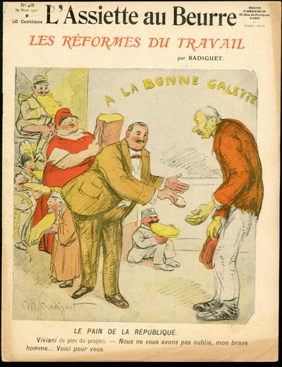 „L’Assiette au Beurre”, 468. szám, szatirikus színű borító alkotó: Maurice Radiguet