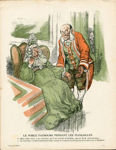 A vajtányér, 185. szám, szatirikus színű alkotó: Maurice Radiguet