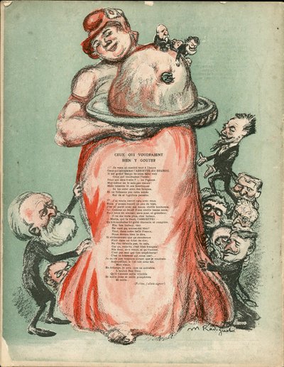 The Butter Plate, 195. szám, Szatirikus színekben alkotó: Maurice Radiguet
