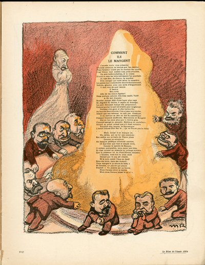 The Butter Plate, 195. szám, Szatirikus színekben alkotó: Maurice Radiguet