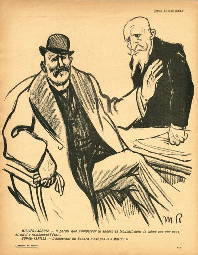The Butter Plate, 353. szám, Szatirikus színekben alkotó: Maurice Radiguet