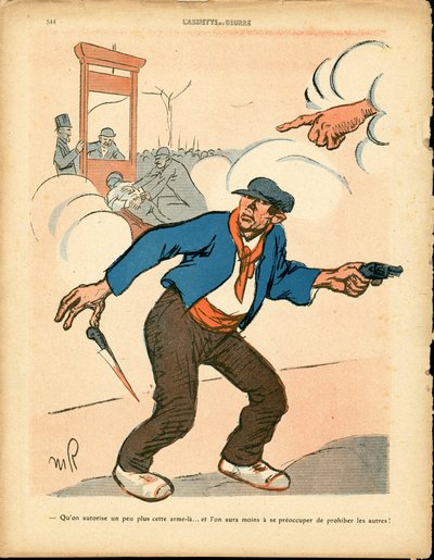 The Butter Plate, 502. szám, Szatirikus színekben alkotó: Maurice Radiguet