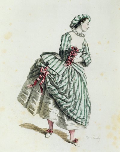 Corallina 1744-ben, Maurice Sand (1823-1889) által alkotó: Maurice Sand
