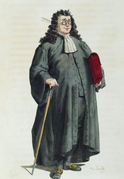 Maurice Sand (1823-1889) közjegyző vagy ügyvéd 1725-ben alkotó: Maurice Sand