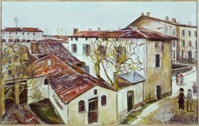 A szent Ars-i plébános plébániája alkotó: Maurice Utrillo