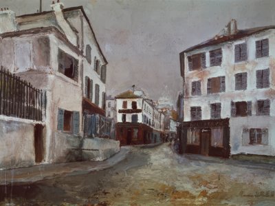 A Rue Norvins utca alkotó: Maurice Utrillo