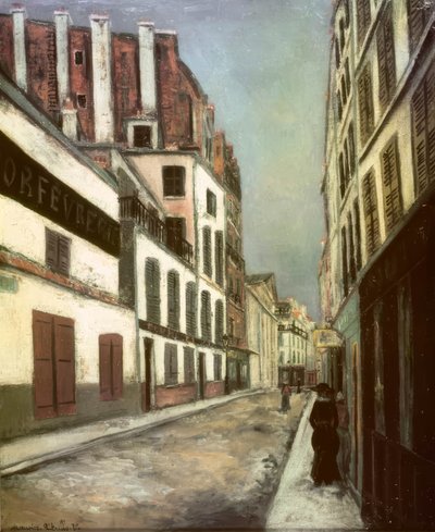 Az út Saint-Ouenben alkotó: Maurice Utrillo