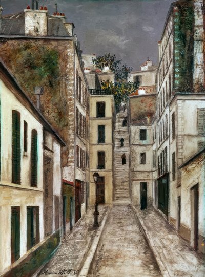 A Cottin-átjáró alkotó: Maurice Utrillo