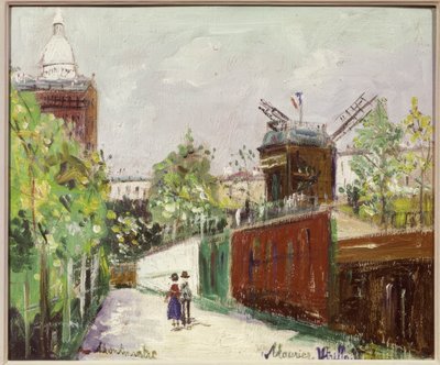 A Moulin de la Galette alkotó: Maurice Utrillo