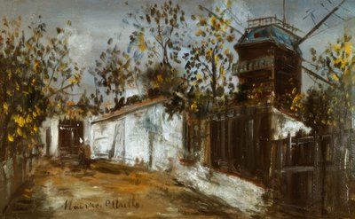 A Moulin de la Galette alkotó: Maurice Utrillo