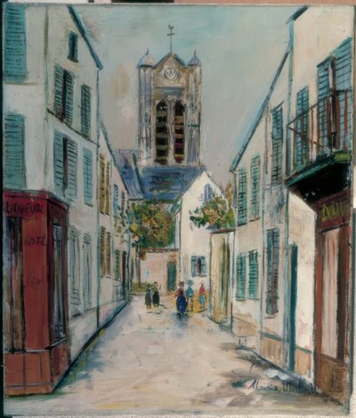 Párizsi út alkotó: Maurice Utrillo