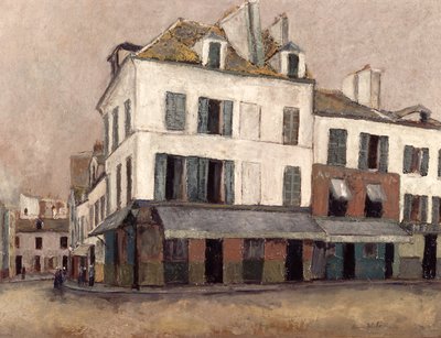 Place du Tertre Montmartre-ban alkotó: Maurice Utrillo