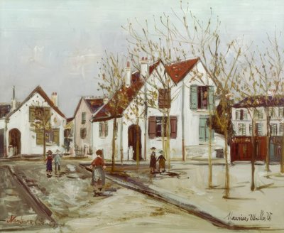 Hely Nanterre-ben alkotó: Maurice Utrillo