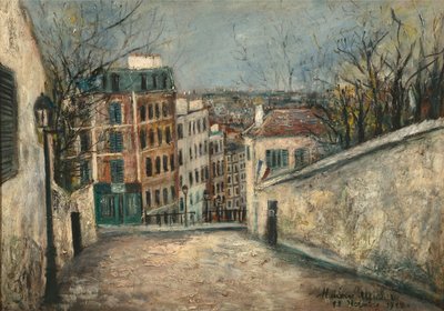 Rue Du Mont-Cenis (Mont Cenis) Montmartre-ban alkotó: Maurice Utrillo