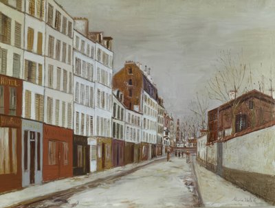 Poissonniers utca alkotó: Maurice Utrillo