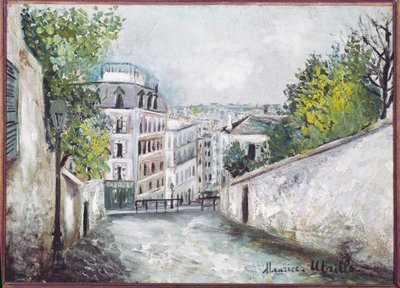 Rue du Mont-Cenis, Montmartre alkotó: Maurice Utrillo
