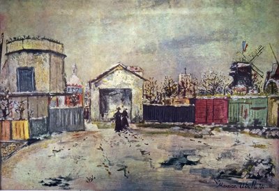 A filozófus tornya alkotó: Maurice Utrillo
