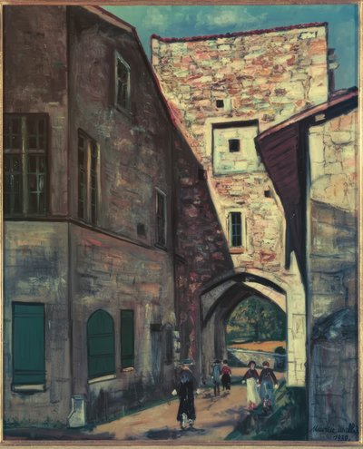 Tor Pérouges-ban alkotó: Maurice Utrillo