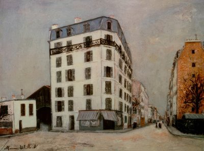 külvárosi házak alkotó: Maurice Utrillo