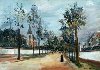 külvárosi út alkotó: Maurice Utrillo