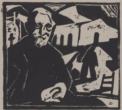 ülő ember alkotó: Maurits de Groot (signed by artist)
