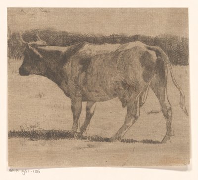 Tehén a réten alkotó: Maurits van der Valk