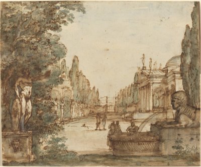 Capriccio egy palladi villával alkotó: Mauro Antonio Tesi