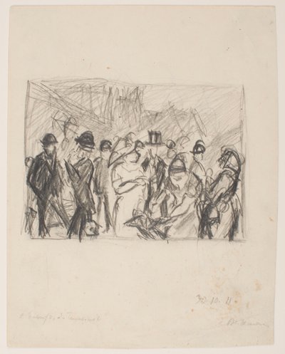2 [Második] Vázlat a Tauentzienstrasse-hoz alkotó: Max Beckmann