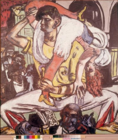 Apachentanz alkotó: Max Beckmann