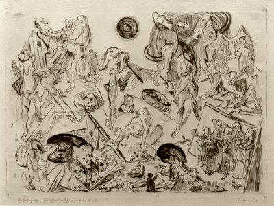 feltámadás alkotó: Max Beckmann