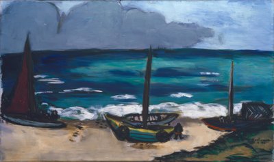 Közeledik a zivatar a tenger mellett alkotó: Max Beckmann