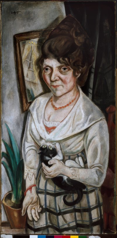 Fridel Battenberg portréja alkotó: Max Beckmann