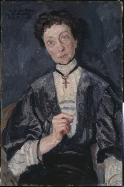 S. vom Hagen grófnő portréja alkotó: Max Beckmann