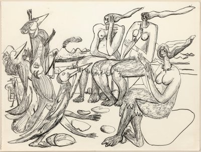 Madárjáték alkotó: Max Beckmann