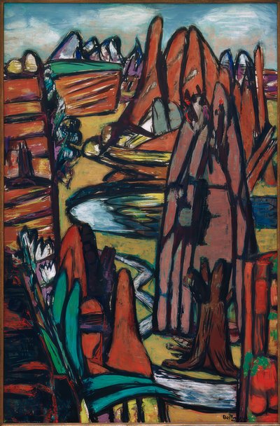 Boulder-Felslandschaft alkotó: Max Beckmann