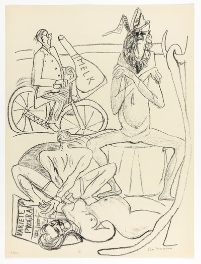 Cirkusz, 12-es tányér a Day and Dream-ből alkotó: Max Beckmann